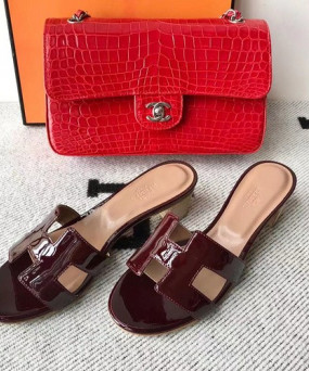 에르메스 올수공 오아시스 슬리퍼 샌들 페이던트 10